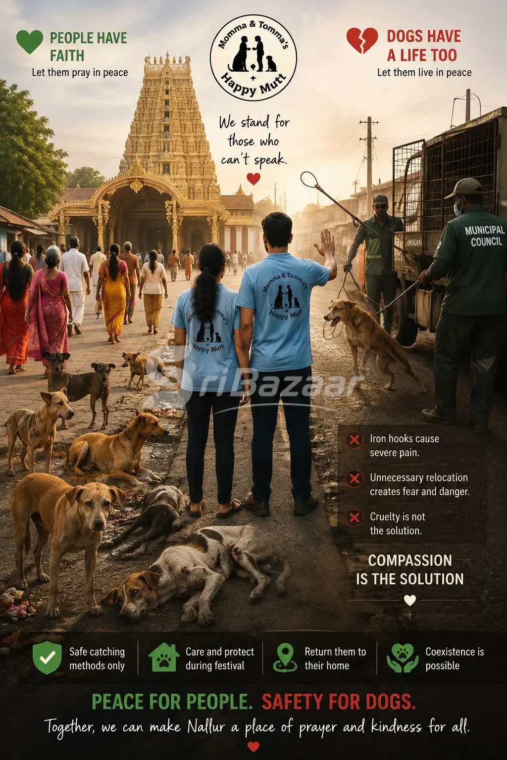 Nallur Dogs – Humane Protection & Safe Relocation Awareness