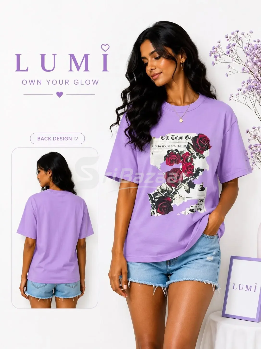 LUMI Collection 2 – Stylish Oversized Printed T-Shirts