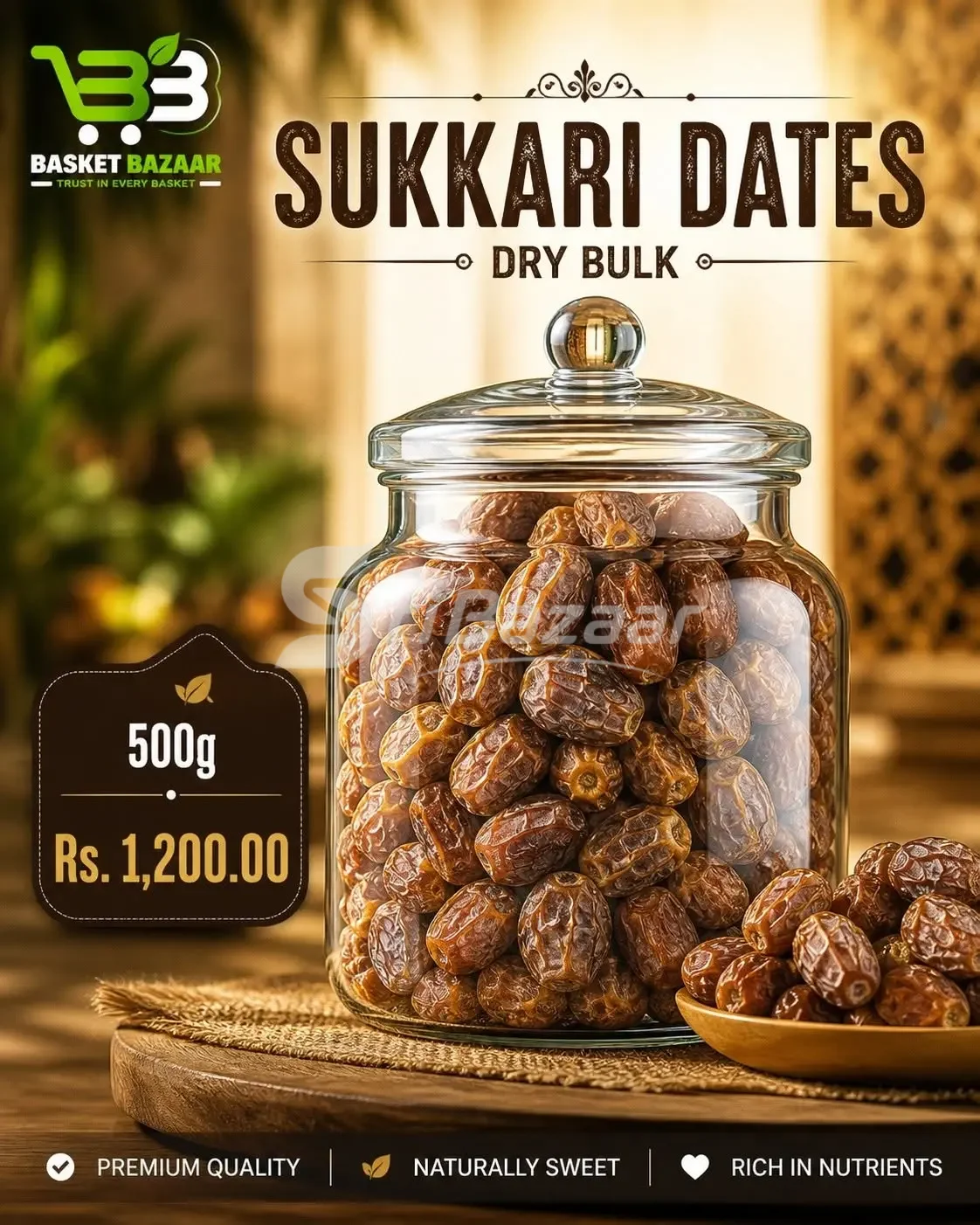 Premium Dates Collection – Bulk 500g Packs