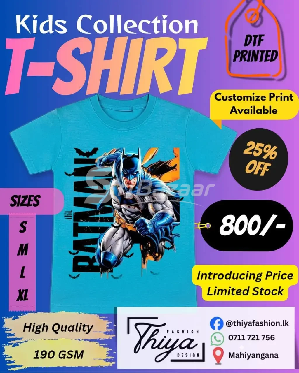 Kids DTF Printed T-Shirts – Custom Designs