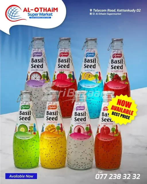 Basil Seed Drinks – Multiple Delicious Flavours
