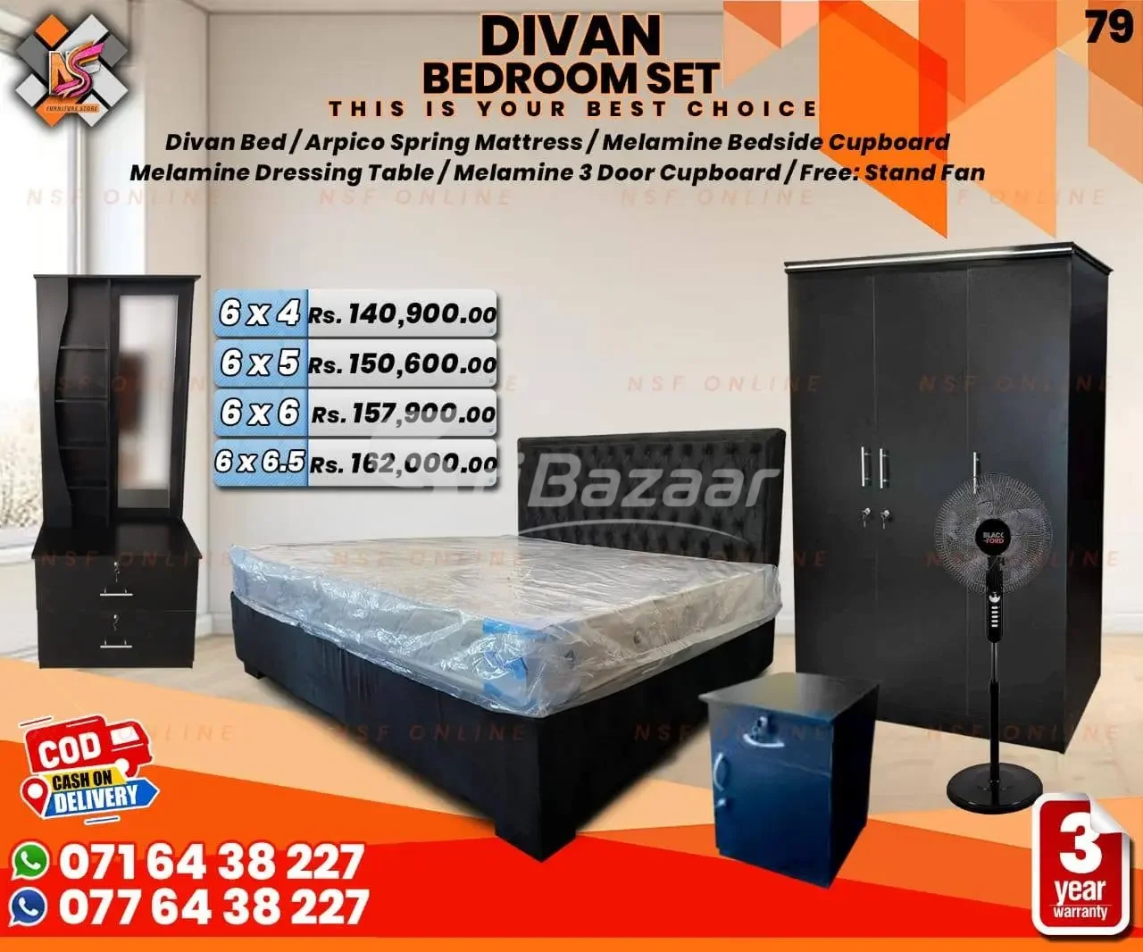 Bedroom Furniture Sets – Divan & Classic Collections | From Rs. 128,700/-