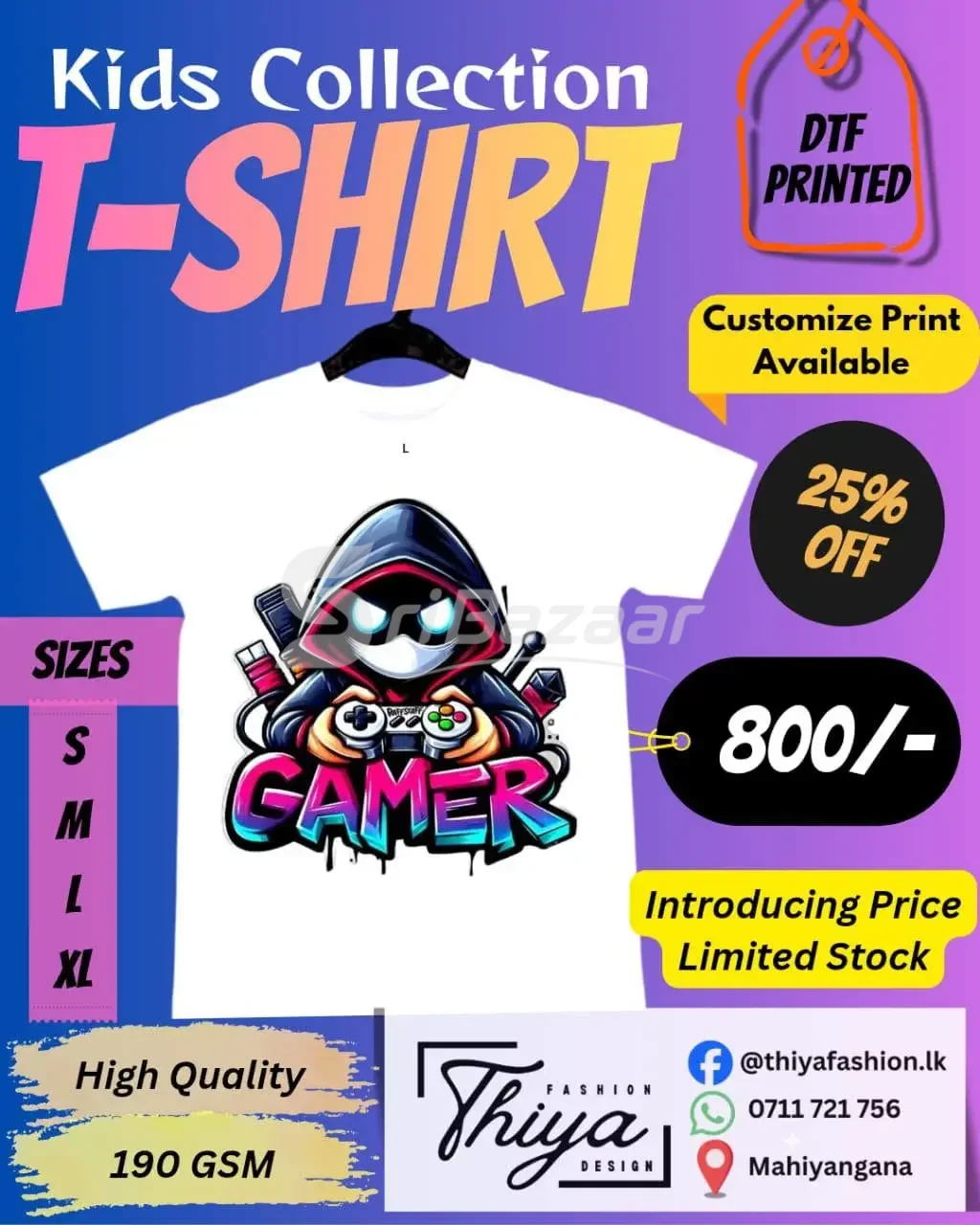 Kids DTF Printed T-Shirts – Custom Designs