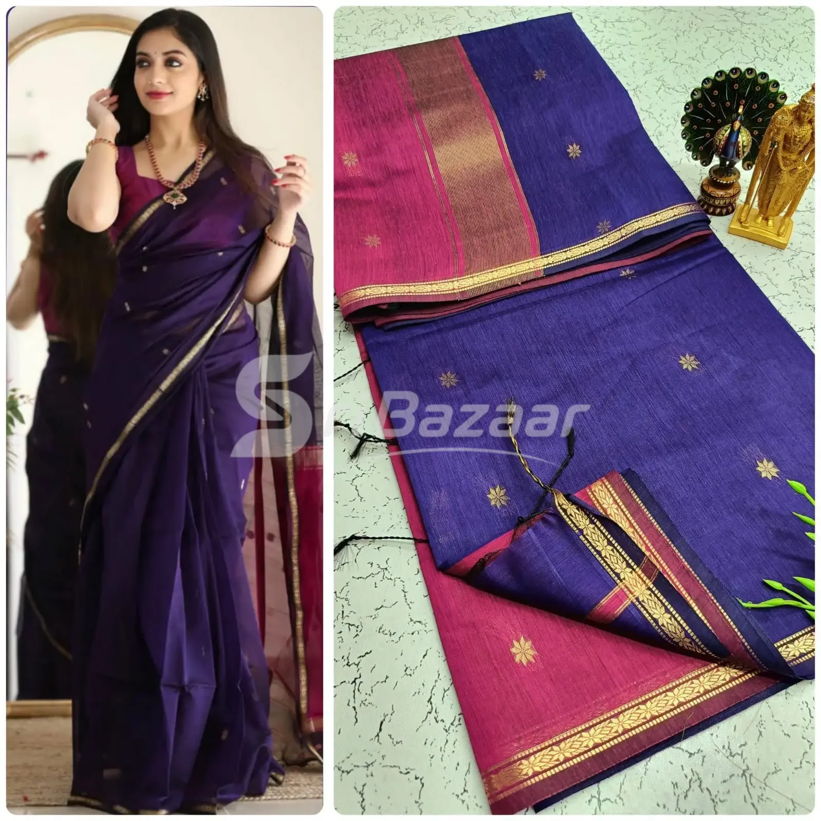 Maheswari Cotton Saree Collection – Rs. 3,000