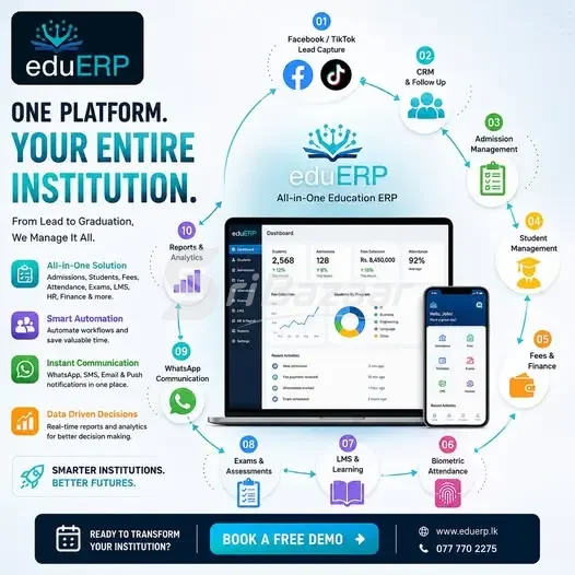 eduERP – All-in-One Education Management & ERP Platform