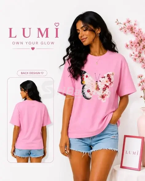 LUMI Collection 2 – Stylish Oversized Printed T-Shirts