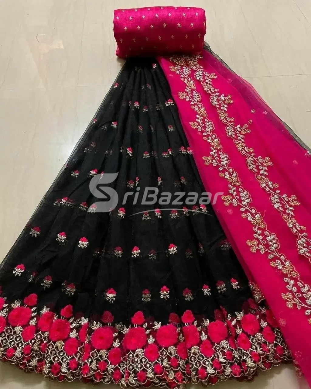 Lehanga Half Saree – Semi-Stitched Party & Wedding Wear
