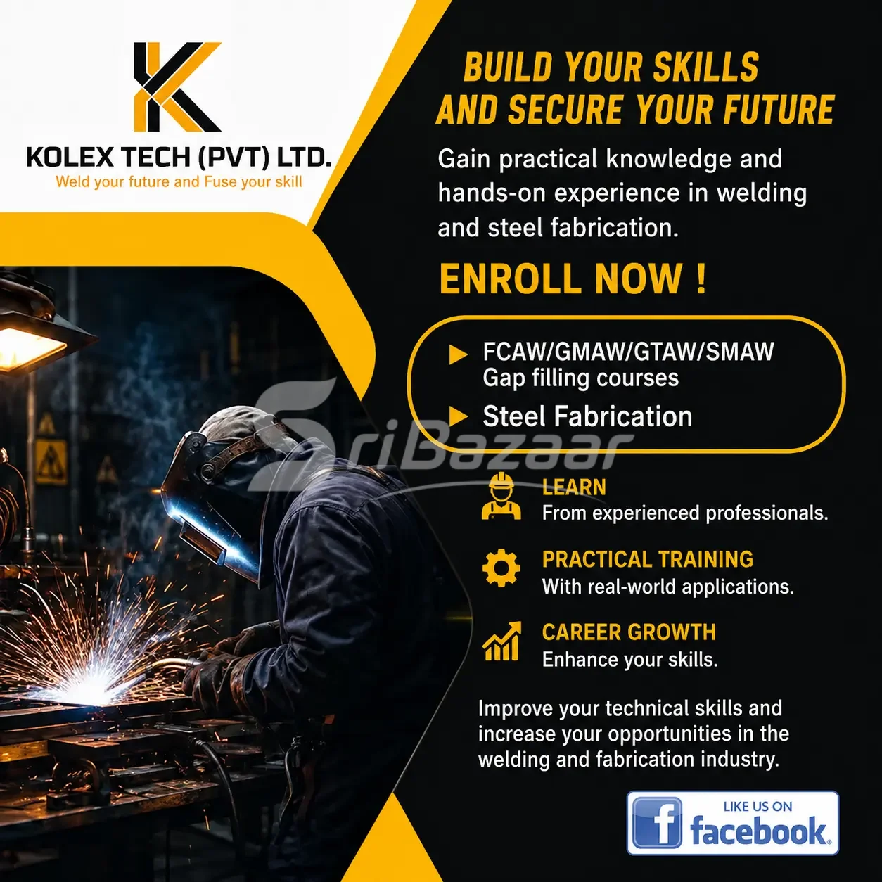 Welding & Steel Fabrication Training Courses – Kolex Tech