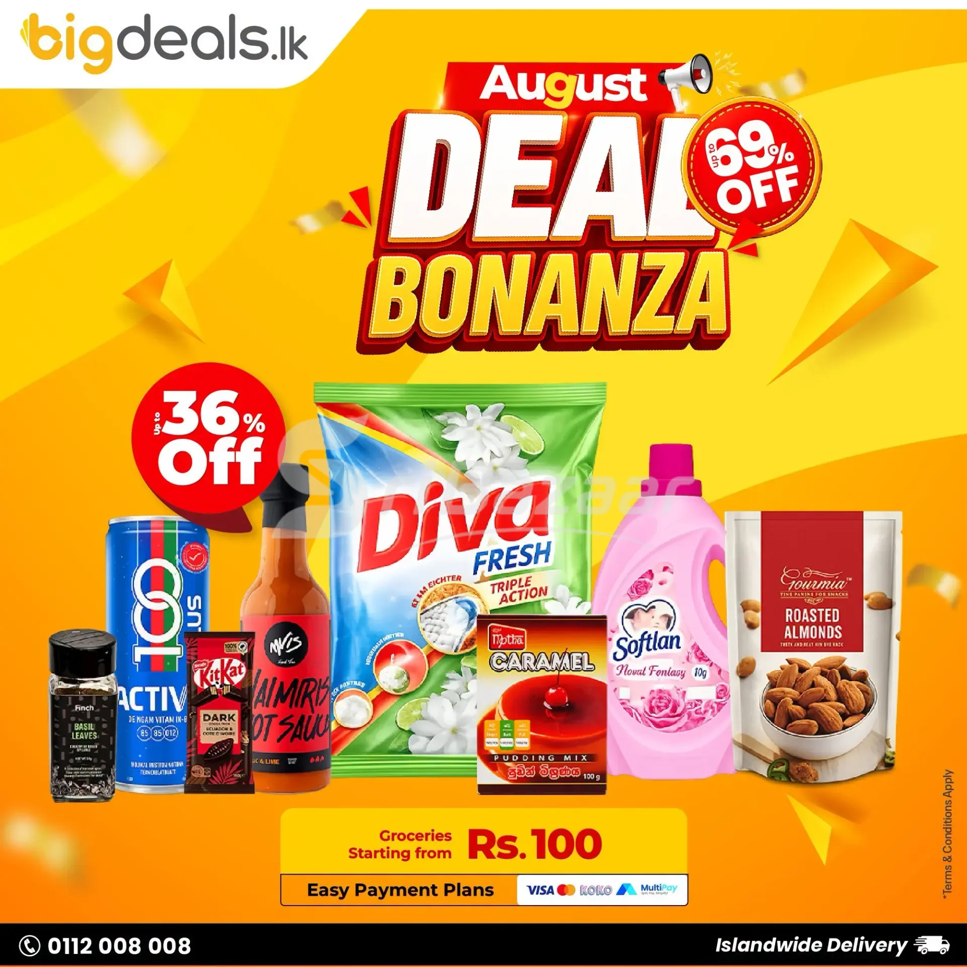 August Deal Bonanza – Up to 69% Off | BigDeals.lk
