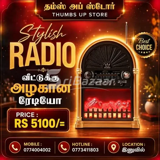 Stylish Multi-Band Radio with USB & TF Card