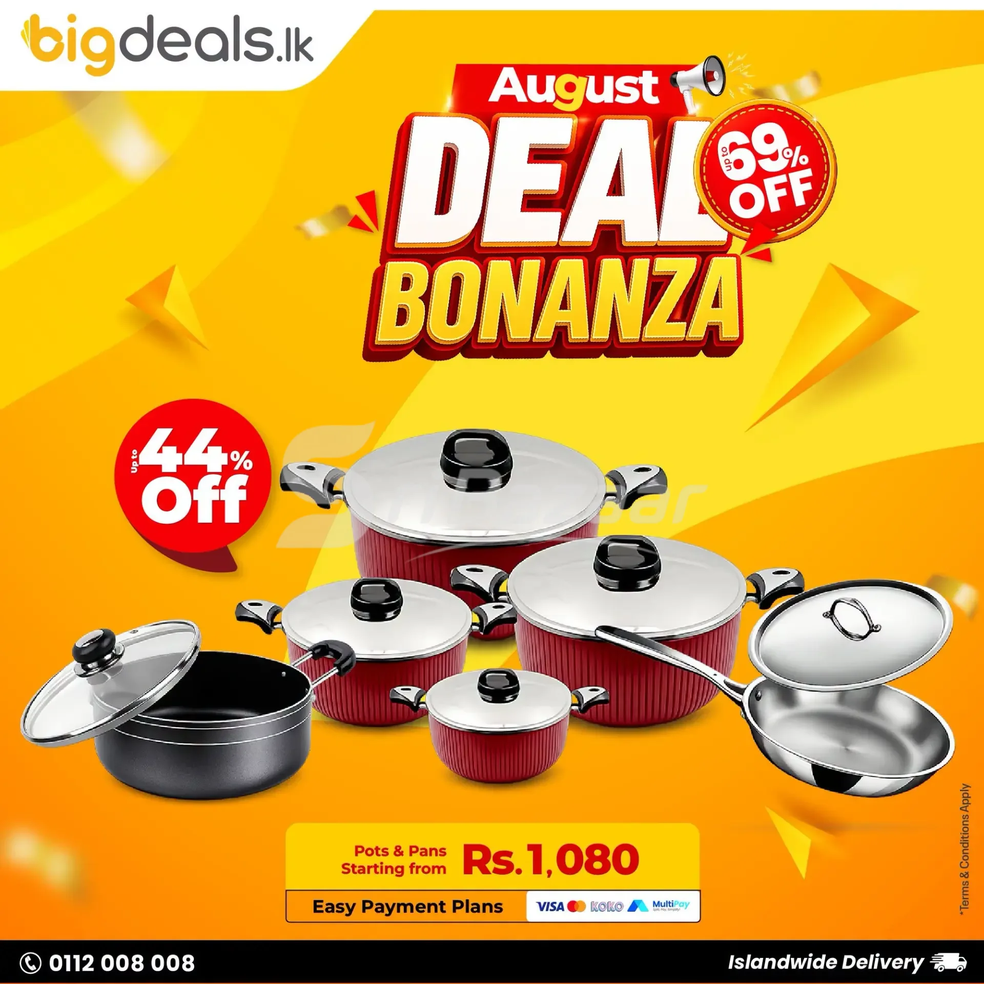 August Deal Bonanza – Up to 69% Off | BigDeals.lk