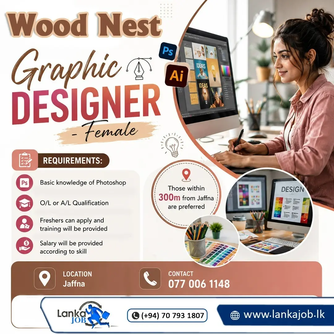 Job vacancy - Graphic Designer (Female) | Wood Nest